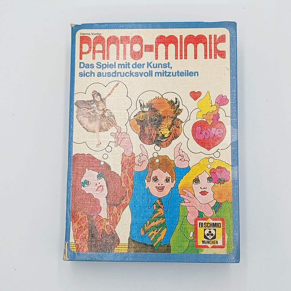 Vintage 1973 Panto-Mimik (Pantomimik) German Card Dice Game FX Schmid Complete
